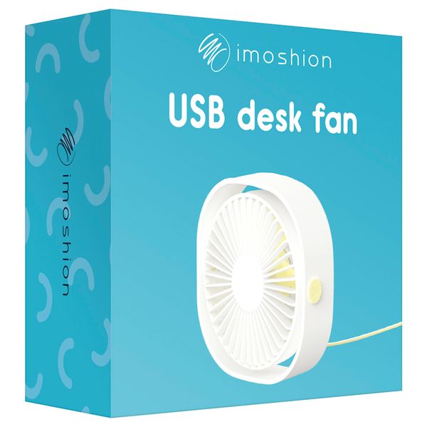 imoshion USB Bureau Ventilator - Wit