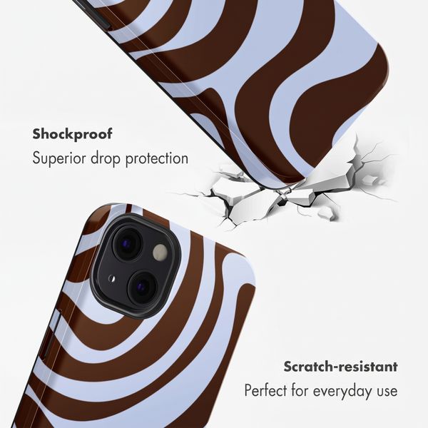 Selencia Vivid Back Cover Apple iPhone 13 - Dream Swirl Chocolate