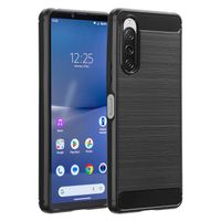 imoshion Brushed Backcover Sony Xperia 10 V - Zwart