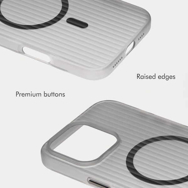 Accezz Lite Case with MagSafe | Fluted | Apple iPhone 16 Pro - Grey