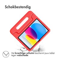 imoshion Kidsproof Backcover met handvat iPad 10 (2022) 10.9 inch - Rood