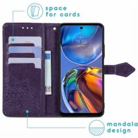 imoshion Mandala Bookcase Motorola Moto E32 / E32s - Paars