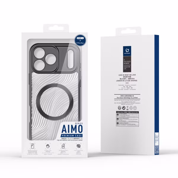 Dux Ducis Aimo Backcover met MagSafe Apple iPhone 17 Pro Max - Transparant