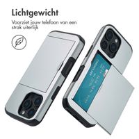 imoshion Backcover met pasjeshouder Apple iPhone 16 Pro - Grijs