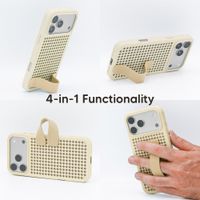 Callbuddy Hoesje met Strap Apple iPhone 17 Pro Max - Sand Glow