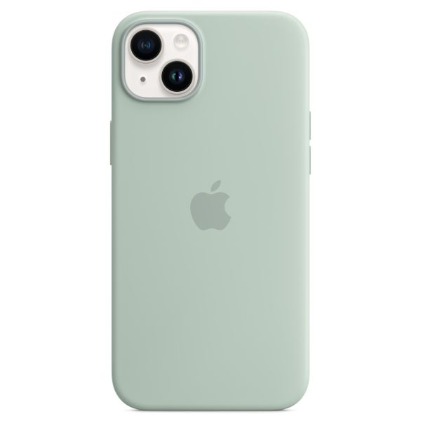 Apple Silicone Back Cover with MagSafe Apple iPhone 14 Plus - Succulent