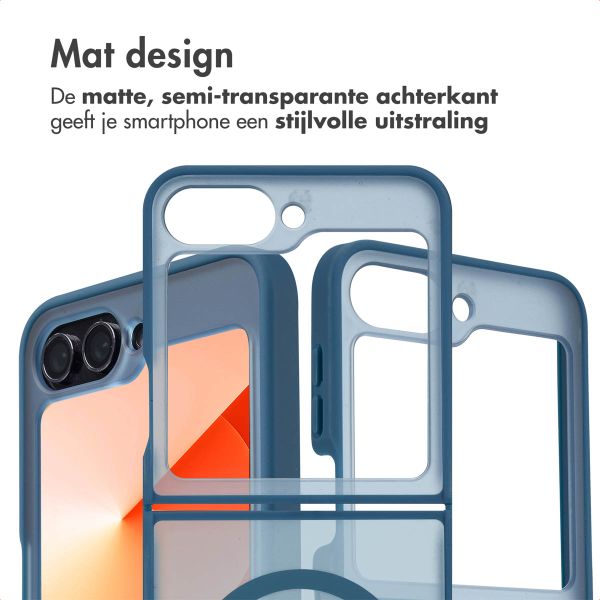 imoshion Color Guard Backcover met MagSafe Samsung Galaxy Z Flip 6 - Donkerblauw