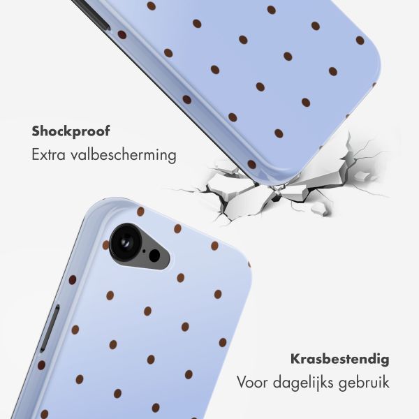 Selencia Vivid Backcover met MagSafe Apple iPhone 17e / 16e - Happy Dots Digital Sky