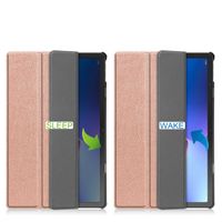 imoshion Trifold Bookcase Lenovo Tab M10 Plus (3rd gen) - Rosé Goud