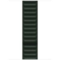 Apple Leather Link Apple Watch Series 1 t/m 9 / SE (38/40/41 mm) | Series 10 (42 mm) - Maat S/M - Sequoia Green