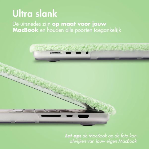 imoshion Teddy Hard Cover Apple MacBook Air 13 inch (2022 / 2024 M3 chip / 2025 M4 chip) - Matcha Green