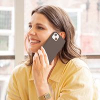 Accezz Liquid Silicone Backcover met MagSafe Apple iPhone 16 Pro Max - New Tea Brown