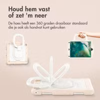 imoshion Rugged Kidsproof Backcover Apple iPad 6 (2018) 9.7 inch / iPad 5 (2017) 9.7 inch / Air 2 (2014)/Air 1 (2013) - Lichtroze