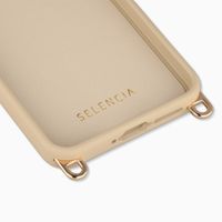 Selencia Rivièra MagSafe Backcover met afneembare haakjes Samsung Galaxy A55 (5G) / A35 - Milky Latte