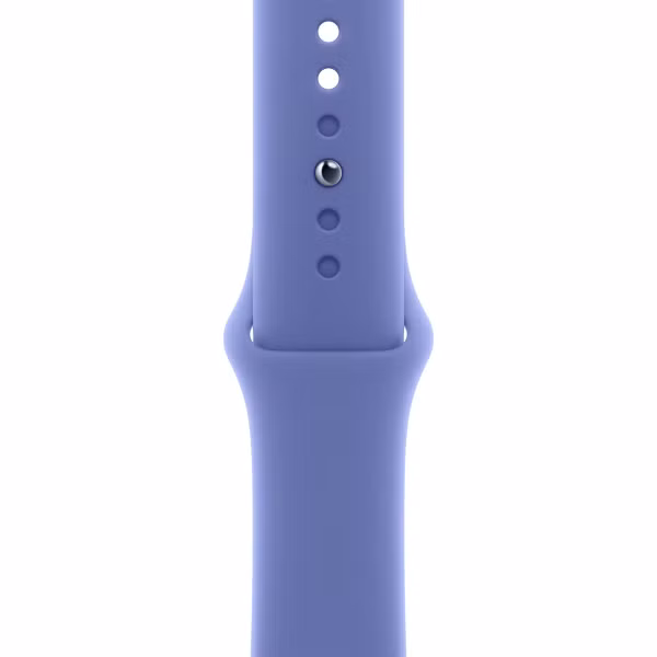 Apple Sport Band Apple Watch Series 1 t/m 9 / SE (38/40/41 mm) | Series 10 / 11 (42 mm) - Maat M/L - Periwinkle