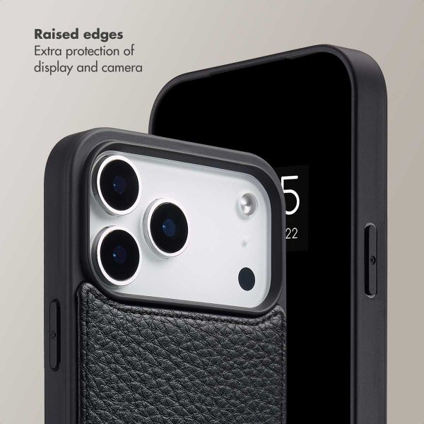 Selencia Nova Phone Case with Cord and Card Holder Apple iPhone 17 Pro - Black