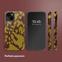 Selencia Vivid Backcover met MagSafe Apple iPhone 14 - Moo'd Olive Dust