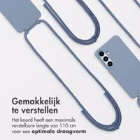 imoshion Color Backcover met afneembaar koord MagSafe Samsung Galaxy S24 / S25 - Ash Blue