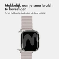imoshion Magnetisch kunstleren bandje Apple Watch | 44/45/46/49 mm - Beige