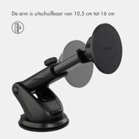 imoshion Telefoonhouder Auto - Magnetisch - Dashboard / Voorruit - Zwart