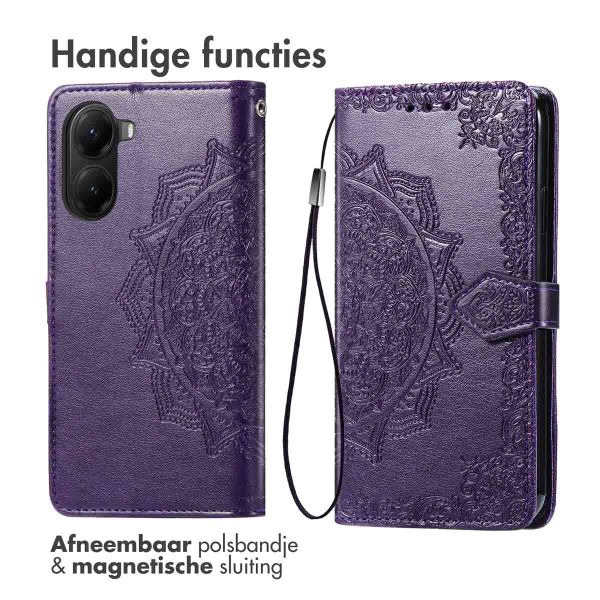 imoshion Mandala Bookcase Xiaomi Poco X7 Pro - Paars