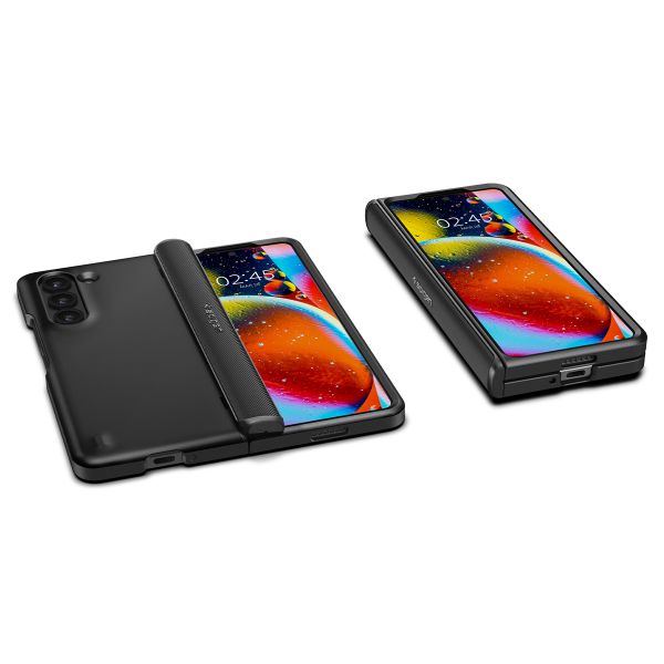 Spigen Slim Armor Pro Backcover Samsung Galaxy Z Fold 5 - Zwart