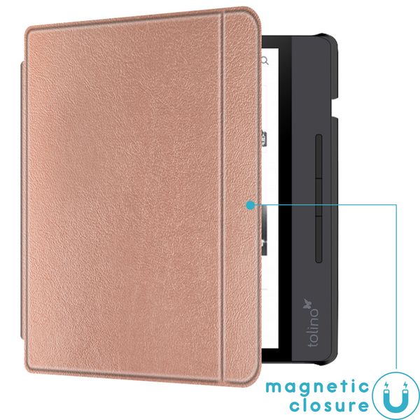 imoshion Slim Hard Case Sleepcover met stand Tolino Vision 5 - Rosé Goud