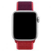 Apple Sport Loop Band Apple Watch Series 1 t/m 9 / SE (38/40/41 mm) | Series 10 (42 mm) - Red