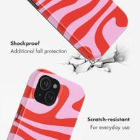 Selencia Vivid Back Cover with MagSafe Apple iPhone 15 - Dream Swirl Pink