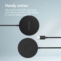 Accezz Wireless Charger USB-C - MagSafe Wireless Charger - 1 Metre - Black