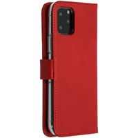 Selencia Echt Leren Bookcase Apple iPhone 11 Pro - Rood