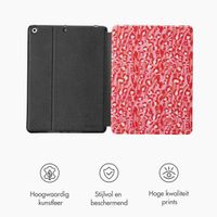 Selencia Vivid tablethoes Apple iPad 9 (2021) 10.2 inch / iPad 8 (2020) 10.2 inch / iPad 7 (2019) 10.2 inch - Wild Spots Lipstick