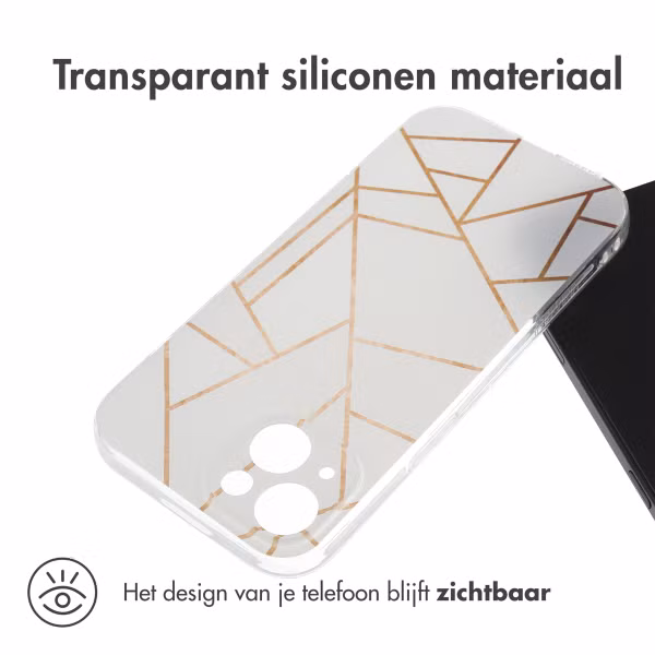 imoshion Design hoesje Apple iPhone 15 - White Graphic