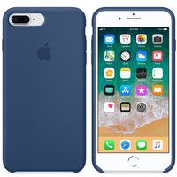 Apple Silicone Backcover Apple iPhone 8 Plus / 7 Plus - Blue Cobalt