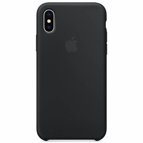 Apple Silicone Backcover iPhone X - Black