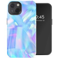 Selencia Vivid Tough Backcover met MagSafe iPhone 13 - Holographic Blue Dream