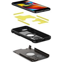 Spigen Tough Armor Backcover Apple iPhone SE (2022 / 2020) - Gunmetal