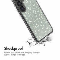 imoshion Design hoesje Samsung Galaxy S24 - Smoke Green Flowers