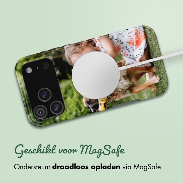 Ontwerp je eigen tough case met MagSafe Apple iPhone 18 Pro Max / 17 Pro Max - Wit