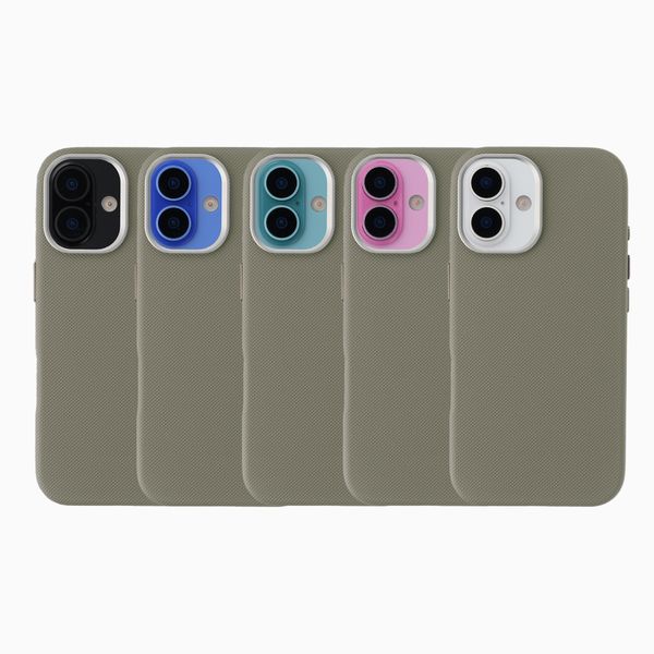 Accezz Mesh Backcover met MagSafe Apple iPhone 16 - Donkergrijs
