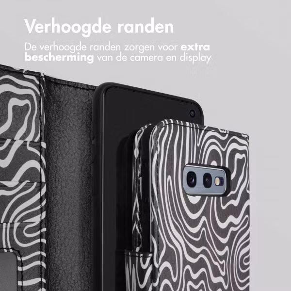 imoshion Design Bookcase Samsung Galaxy S10e - Black And White