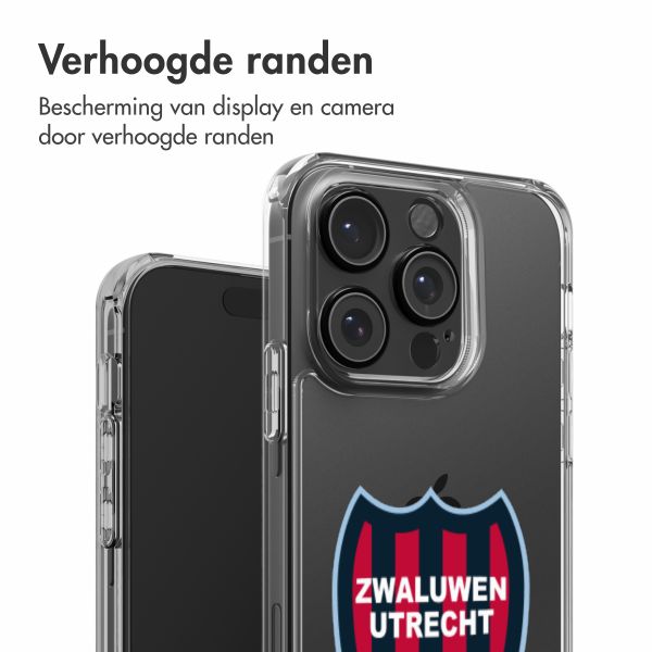 Clear Backcover Apple iPhone 16 Pro - Zwaluwen Utrecht '11