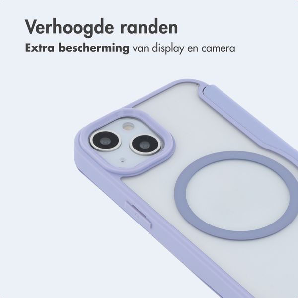 imoshion Transparante Bookcase met MagSafe Apple iPhone 14 / 13 - Lila