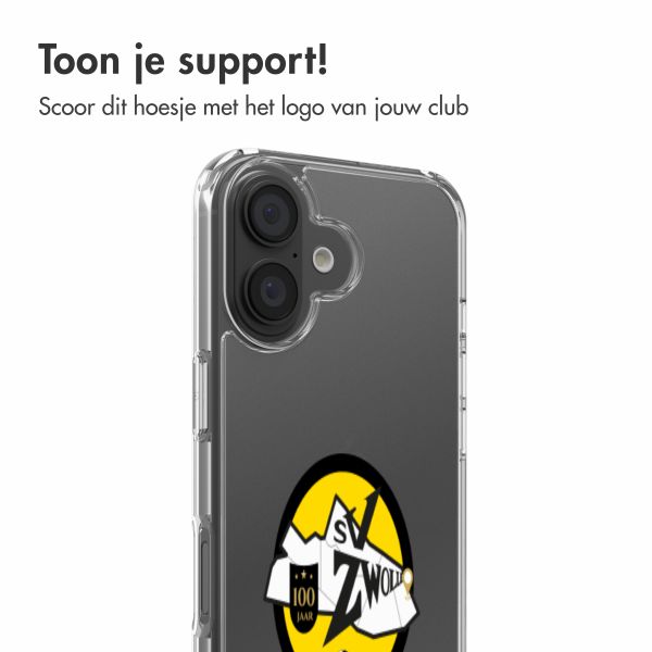 Clear Backcover Apple iPhone 16 - SV Zwolle