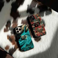 Burga Ringholder Gold - Telefoonring - Emerald Pool