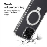 Accezz Ring Stand Backcover met MagSafe Apple iPhone 15 Pro Max - Transparant