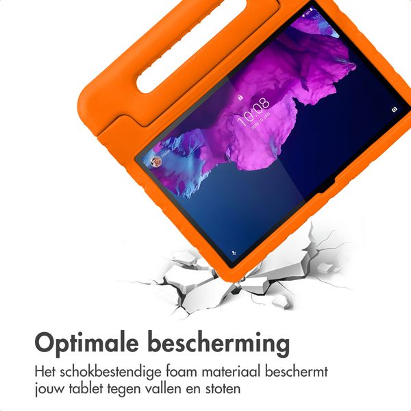 imoshion Kidsproof Backcover met handvat Lenovo Tab P11 / P11 Plus - Oranje