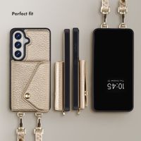 Selencia Sera Phone Case with Cord and Envelope Card Holder Samsung Galaxy S26 - Champagne