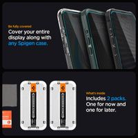 Spigen GLAStR Privacy EZ Fit Screenprotector + Applicator Apple iPhone 15 Pro Max