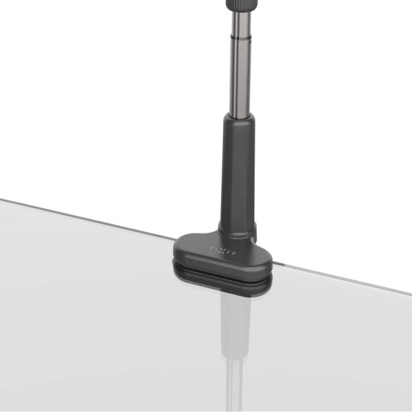 Fixed Relax tablet standaard - Verstelbaar - 360 graden draaibaar - Zwart